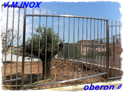 recinzione curva inox